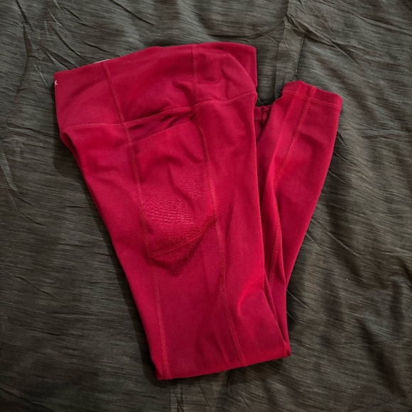 Small Red Victoria Secret Leggings - Picture 3 of 3